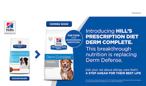 Products: Hills Derm Complete (Derm Defense) 10.8kg remarkablevets