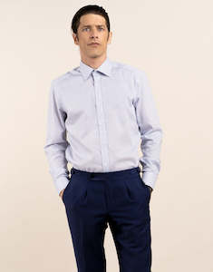 SHIRTS BUSINESS: Banks Navy Graph Check Shirt