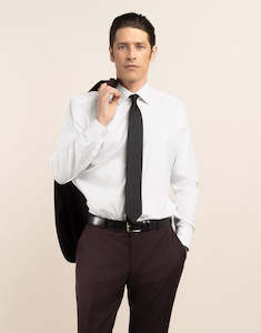 Best Sellers: York White Herringbone Non-Iron Shirt