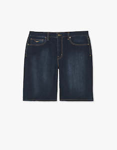 Shorts: R.M. Williams Nicholson Indigo Stretch Denim Shorts