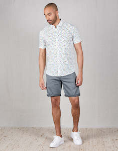 Shorts: Island Light Blue Drawstring Shorts