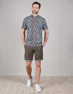 Shorts: Island Brown Birdseye Shorts