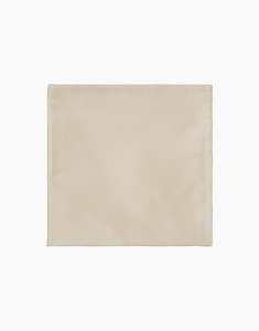 Hire: Cream Texture Pocket Square