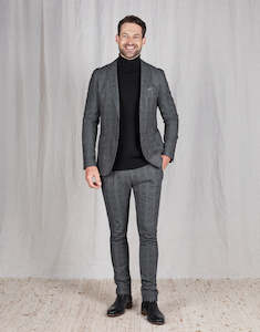 Mix Match Your Size: Spectre Charcoal Check Suit