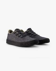 Yy Nation: YY Nation Cirro Charcoal/Black Wool Sneaker