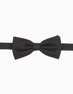 Black Silk Bow Tie