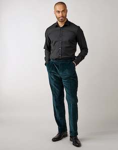 Corduroy Clothing: Evans Petrol Blue Corduroy Trouser