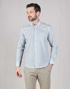 Selected Shirts 99 Each: Ohope Blue & Yellow Geometric Shirt