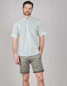 Selected Shirts 99 Each: Raglan Green Diamond Short Sleeve Shirt