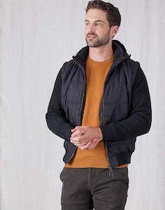 Mens Coats: Simpson Black 4 in 1 Jacket
