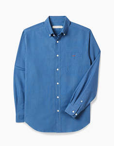 R M Williams: R.M. Williams Regular Oxford BDC Blue Shirt