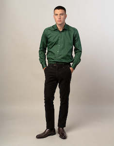 Tyler Dark Green Corduroy Chinos