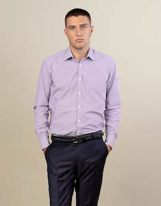 Winter Essentials: London Purple Bengal Stripe Shirt