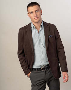 Spectre Dark Brown Twill Blazer