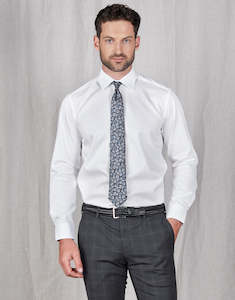 Banks White Twill Tailored Shirt