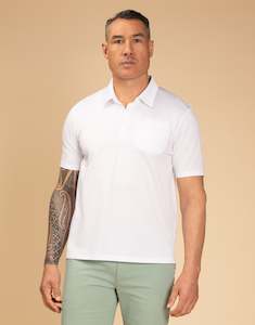 Best Sellers: Portofino White Polo Shirt