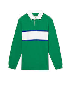 R.M.Williams Tweedale Green & White Rugby Top