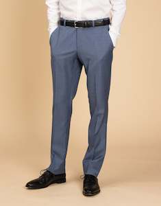 Lautner Pale Blue Sharkskin Suit Trouser