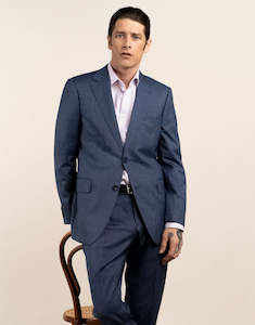 Mens Suit Jacket: Cooper Blue Suit Jacket