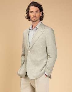 Tall Mens Clothing: Malta Pistachio Green Houndstooth Blazer