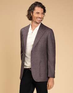 Malta Purple Textured Blazer