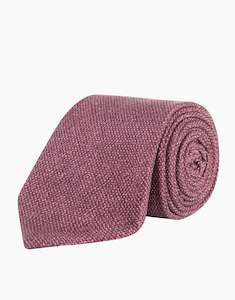 Wedding Guests: Wine Textured Print Silk Tie