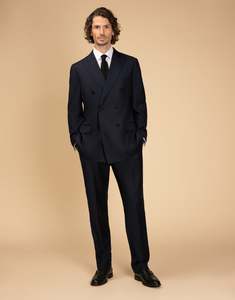 Doppio Navy Twill Suit