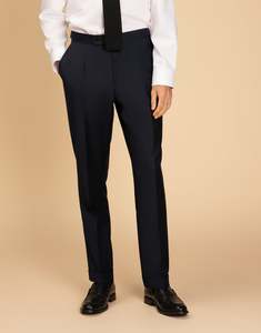 Evans Navy Twill Trouser