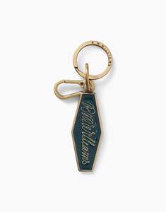 R.M. Williams Rope Logo Enamel Pine Keyring