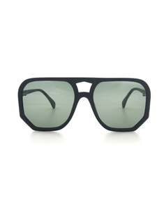 AGE Eyewear Wager Matt Black Sunglasses