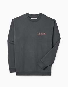 R.M. Williams Flinders Crew Vintage Black Sweatshirt