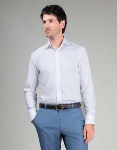 London White Paisley Jacquard Shirt