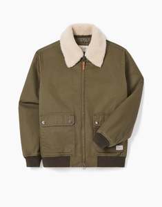 R M Williams: R.M. Williams Mardan Olive Twill Bomber Jacket