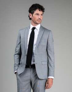 Fresh Light Grey Suit Jacket