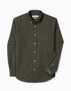 R.M. Williams Clapton Oxford Olive Shirt