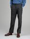 Evans Dark Green Check Flannel Trouser