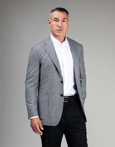 Winter Essentials: Malta Black & White Houndstooth Blazer
