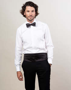 Essentials: Avalon White Marcella Tuxedo Shirt