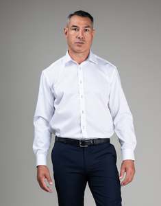 Essentials: Barbican White Fine Twill Shirt