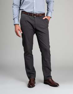 Tyler Khaki Green Birdseye Chinos