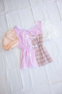 Tops: Mallow Shirt - Pink/Orange (10)