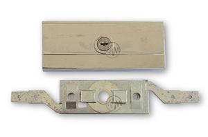 Lock Focus V1: Roller Door Lock W/Face Plate