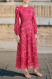 ZIMMERMANN "Edie High Neck" Maxi Dress