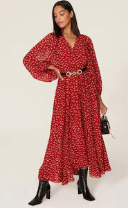 MAJE "Rombe In Rouje Chevaux" Dress