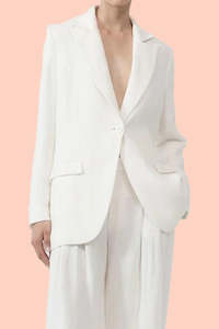 ST. AGNI "Tailored Linen" Blazer