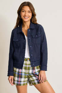 TOMMY BAHAMA "Two Palms" Linen Raw-Edge Jackets