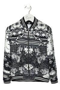 Coats Jackets: CAMILLA "Wild Moon Child" Unisex Bomber Jacket