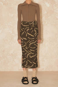 Skirts: NANUSHKA "Taina Body-con" Mini Skirt