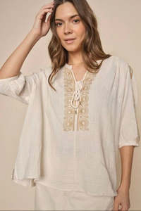 Tops: MOS MOSH "Lora Barca" Blouse