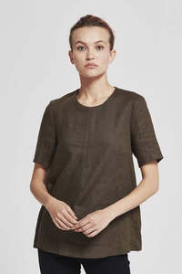 Tops: JULIETTE HOGAN "Linen" Aline Top